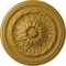 Ekena Millwork Wigan Ceiling Medallion, Hand-Painted Iridescent Gold, 16"OD x 2 1/4"P CM16WGIGS - alternate 1